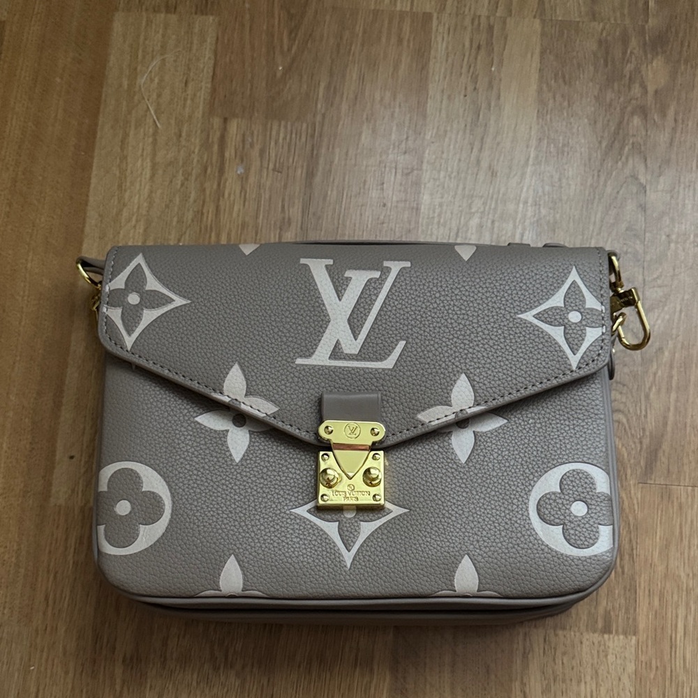 Louis Vuitton Taupe Monogram Crossbody Bag